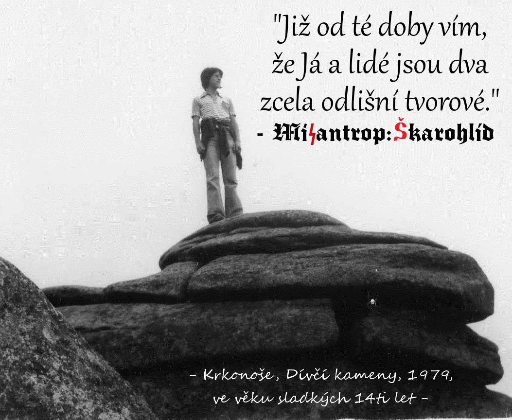 Krkonoše, Dívčí kameny (srpen 1979)